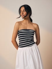 Stripe/White/Pink Bandeau Boobtubes 3 Pack - Image 2 of 9