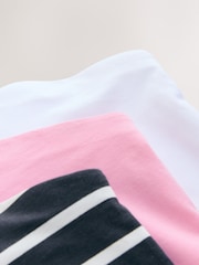 Stripe/White/Pink Bandeau Boobtubes 3 Pack - Image 8 of 9