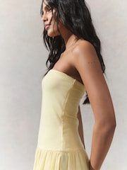 Roomgeel - Drop Waist Bandeau Maxi Length Jersey Dress - Image 4 of 4