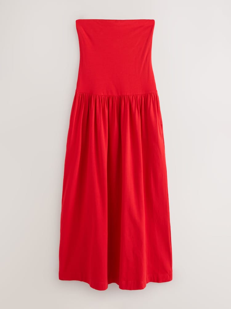 sachin and babi light blue dress NIA Mulholland Strapless Drop Waist Maxi Dress main image 0