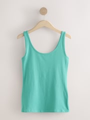 Azul petróleo - Camiseta de tirantes anchos - Imagen 1 de 3