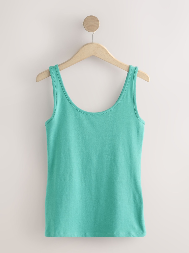 Azul petróleo - Camiseta de tirantes anchos - Imagen 1 de 3