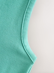 Azul petróleo - Camiseta de tirantes anchos - Imagen 3 de 3