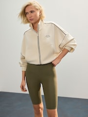 Olive Green Jersey Cycle Shorts - Image 2 of 7