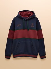 Joules Official Scone Navy Colourblock Hoodie - Image 8 of 8