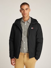 Tommy Jeans Black Light Windbreaker Jacket - Image 1 of 8