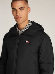 Tommy Jeans Black Light Windbreaker Jacket - Image 4 of 8