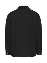 Tommy Jeans Black Relaxed Canvas 100% Cotton Corduroy Overshirt - Image 6 of 7