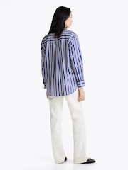 Tommy Hilfiger Blue Essential Poplin Easy Fit Shirt - Image 2 of 6