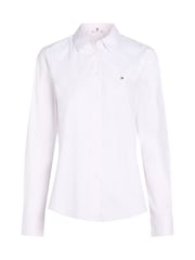 Tommy Hilfiger Pink Regular Fit Essential Poplin Shirt - Image 5 of 6