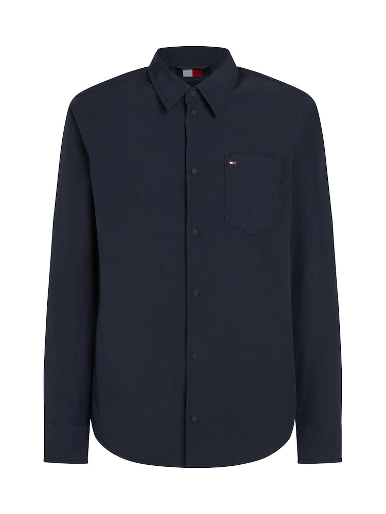 Tommy Hilfiger Blue Blue Packable Shacket - Image 1 of 2