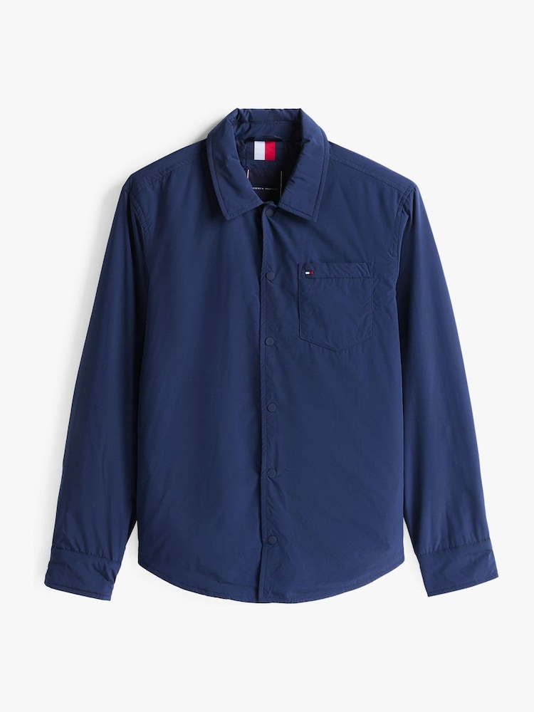 Tommy Hilfiger Blue Blue Packable Shacket - Image 5 of 5