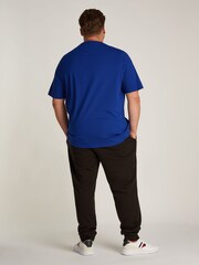Tommy Hilfiger Blue Plus Regular Fit 100% Cotton T-Shirt - Image 3 of 6