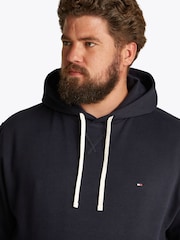 Tommy Hilfiger Blue Plus Essential Fleece Hoodie - Image 4 of 6