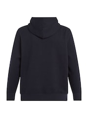 Tommy Hilfiger Blue Plus Essential Fleece Hoodie - Image 6 of 6