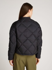 Tommy Hilfiger Black Hoodie With Drawstring And Embroidered Logo - Image 2 of 6