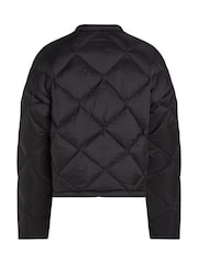 Tommy Hilfiger Black Hoodie With Drawstring And Embroidered Logo - Image 6 of 6