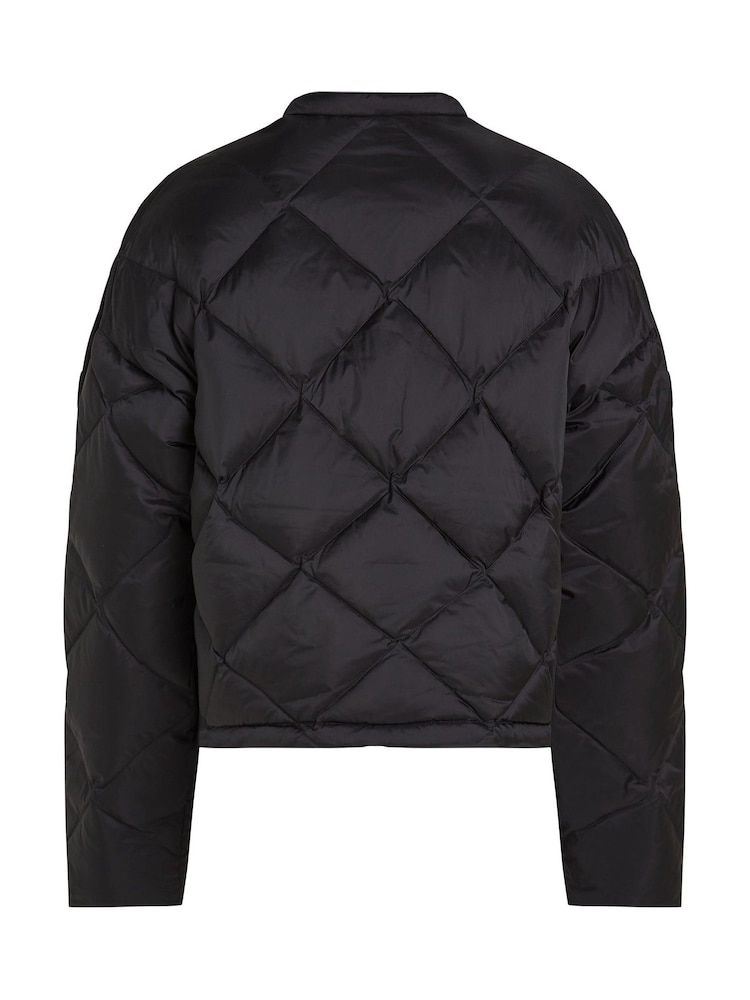 Tommy Hilfiger Black Hoodie With Drawstring And Embroidered Logo - Image 6 of 6