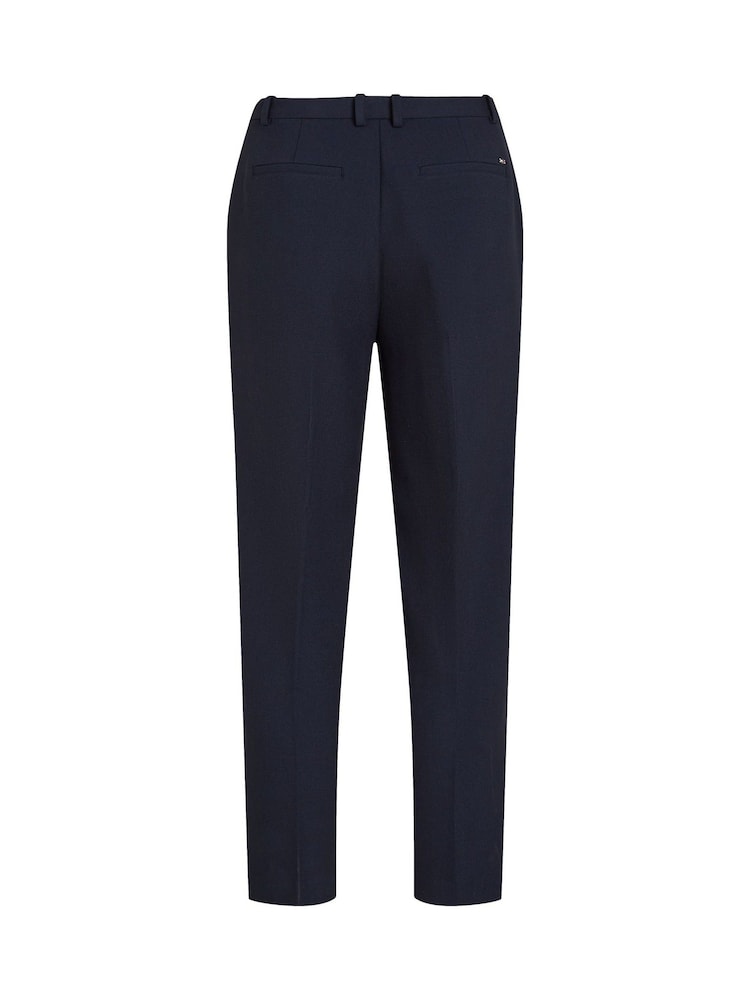 Tommy Hilfiger Blue Slim Straight Trousers - Image 6 of 6