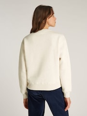 Tommy Hilfiger Natural Regular Fit Modern Crew Neck Sweatshirt - Image 2 of 6