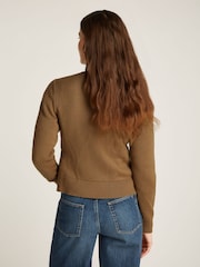 Tommy Hilfiger Brown Ultralight Down Knit Jacket - Image 2 of 6