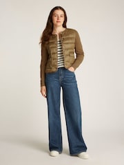Tommy Hilfiger Brown Ultralight Down Knit Jacket - Image 3 of 6