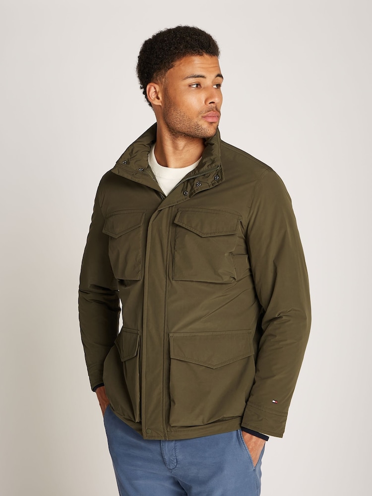 Tommy Hilfiger Green Packable Field Jacket - Image 1 of 6