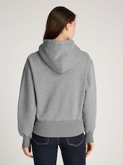 Tommy Hilfiger Grey Regular Fit Varsity Hoodie - Image 2 of 6