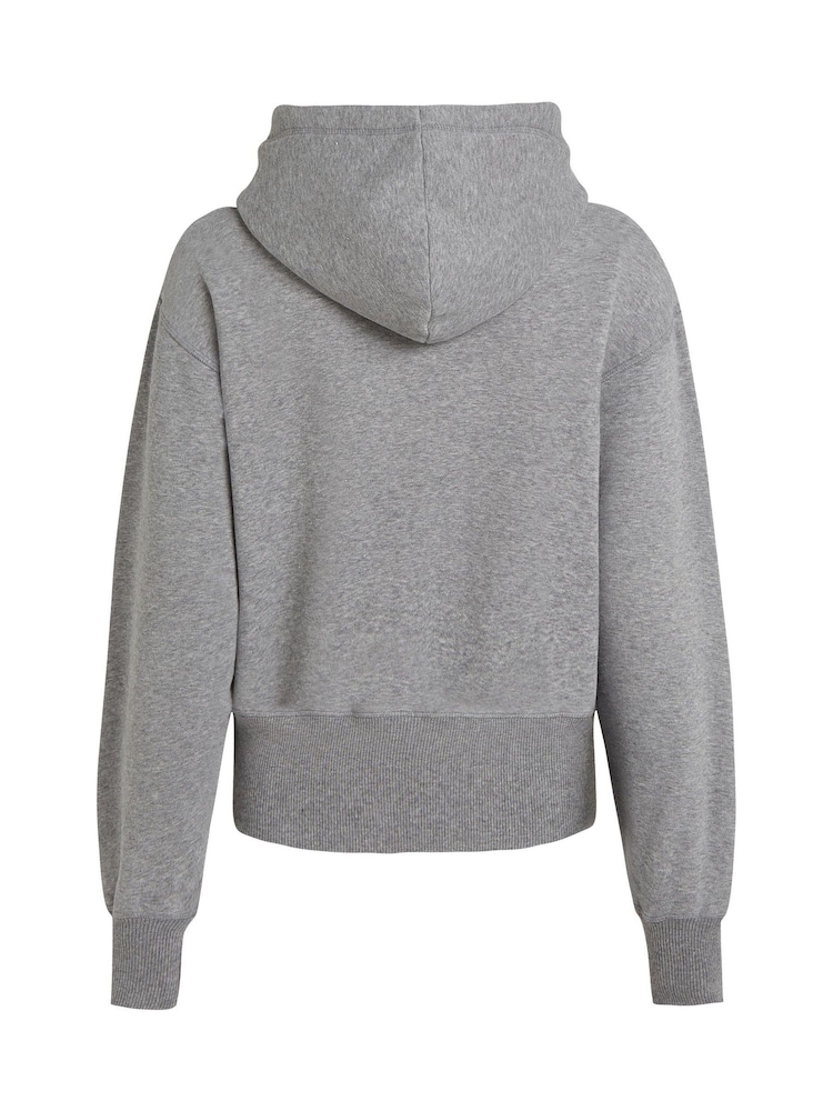 Tommy Hilfiger Grey Regular Fit Varsity Hoodie - Image 6 of 6 Tommy Hilfiger Grey Regular Fit Varsity Hoodie - Image 6 of 6