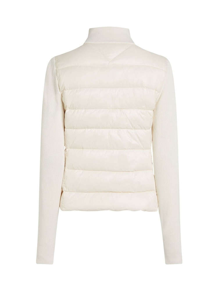 Tommy Hilfiger Cream Down Feminine Gloss Jacket - Image 6 of 6
