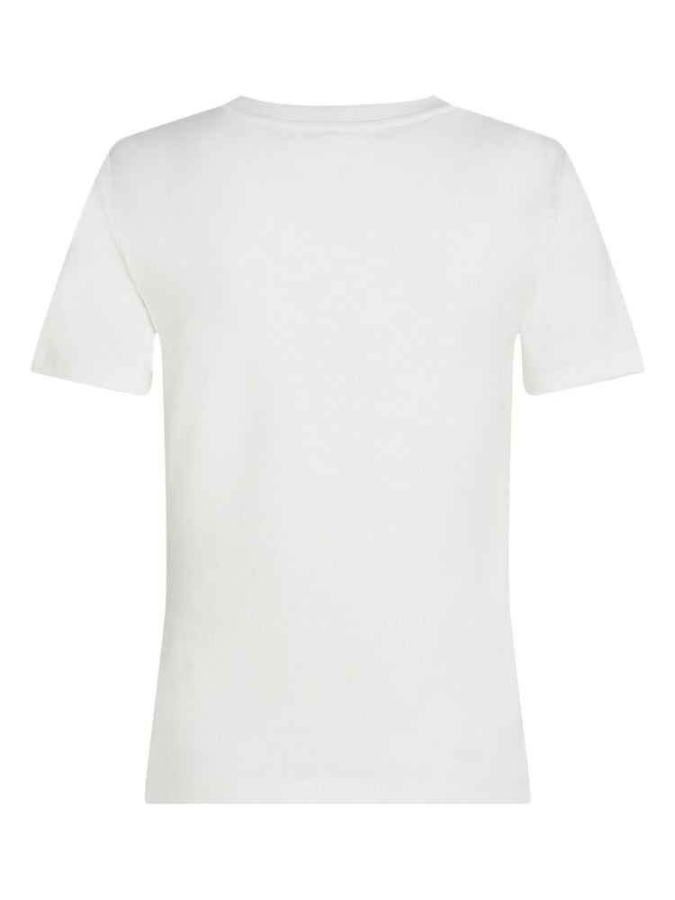 Tommy Hilfiger Natural Curve Slim Cody Crew Neck 100% Cotton T-Shirt - Image 2 of 3