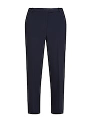 Tommy Hilfiger Blue Slim Curve Straight Trousers - Image 1 of 2