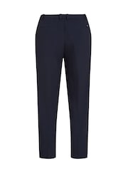 Tommy Hilfiger Blue Slim Curve Straight Trousers - Image 2 of 2