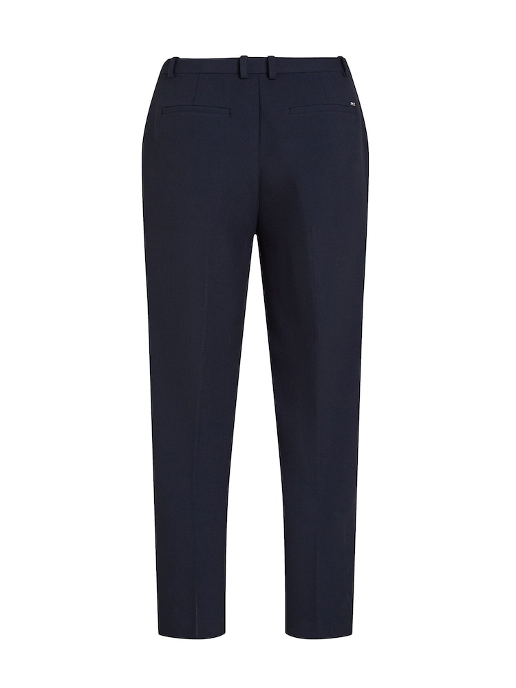 Tommy Hilfiger Blue Slim Curve Straight Trousers - Image 2 of 2