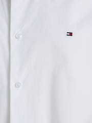 Tommy Hilfiger White Slim Flex Stretch Cotton Poplin Shirt - Image 6 of 6