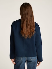 Tommy Hilfiger Blue Wool Bomber Jacket - Image 2 of 6