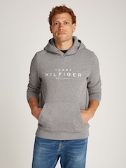 Tommy Hilfiger Grey Regular Fit Hoodie - Image 1 of 6
