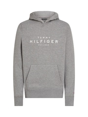 Tommy Hilfiger Grey Regular Fit Hoodie - Image 5 of 6