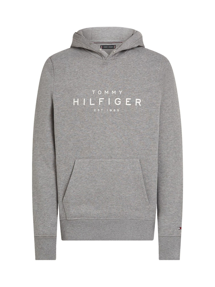 Tommy Hilfiger Grey Regular Fit Hoodie - Image 5 of 6
