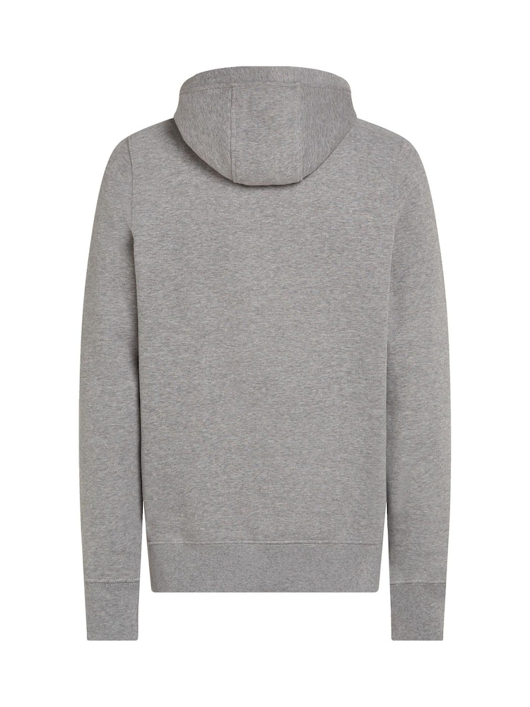 Tommy Hilfiger Grey Regular Fit Hoodie - Image 6 of 6 Tommy Hilfiger Grey Regular Fit Hoodie - Image 6 of 6