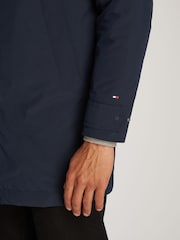 Tommy Hilfiger Blue Packable Car Coat - Image 4 of 6