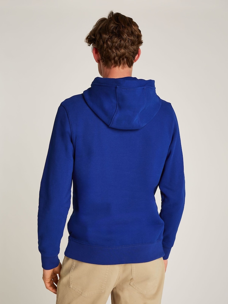Tommy Hilfiger Blue Regular Fit Hoodie - Image 2 of 6