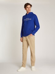 Tommy Hilfiger Blue Regular Fit Hoodie - Image 4 of 6