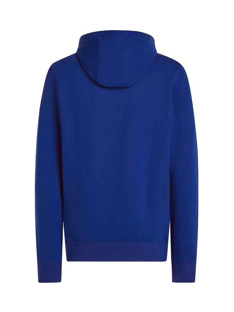 Tommy Hilfiger Blue Regular Fit Hoodie - Image 6 of 6