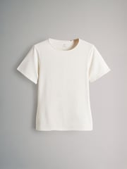 The Set Slate Grey/Dark Pink/Pink/Cream/Grey Marl 5 Pack Short Sleeve Fitted Crew Neck T-Shirts - Image 2 of 8