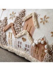 Gallery Home Green Pearly Houses Cushion 300x500mm - Image 2 of 4