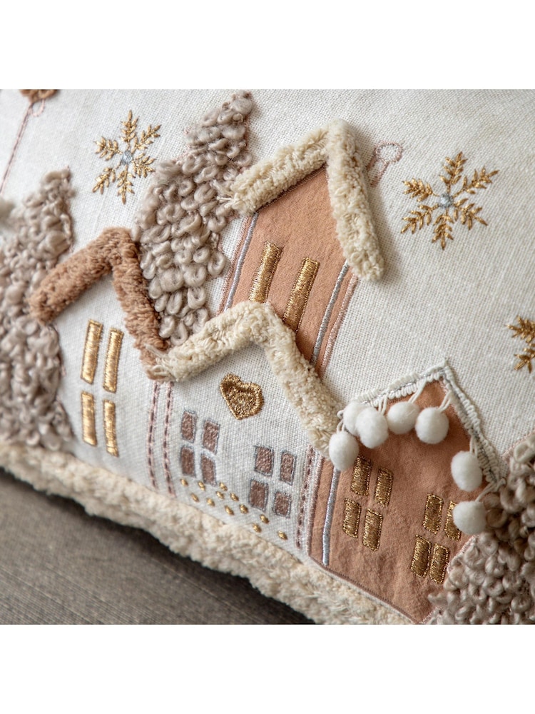 Gallery Home Green Pearly Houses Cushion 300x500mm - Image 2 of 4