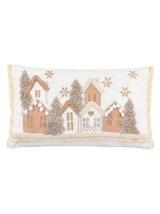 Gallery Home Green Pearly Houses Cushion 300x500mm - Image 3 of 4