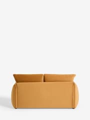 Soft Velvet Caramel Brown Ashby 2 Seater Small Sofa - Image 8 of 9