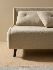 MADE.COM Mink Brown Natural Large Haru 2 Seater Sofa Bed - Image 4 of 7